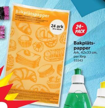 DollarStore Bakplåtspapper erbjuda