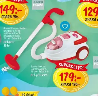 Leklust Junior home dammsugare erbjuda