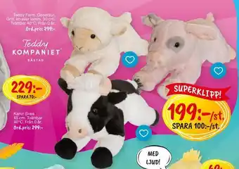 Leklust Teddy farm gosedjur erbjuda