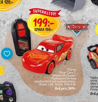 Leklust Disney pixar cars 3 erbjuda