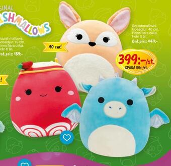 Leklust Squishmallows gosedjur erbjuda