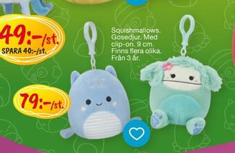 Leklust Squishmallows gosedjur erbjuda