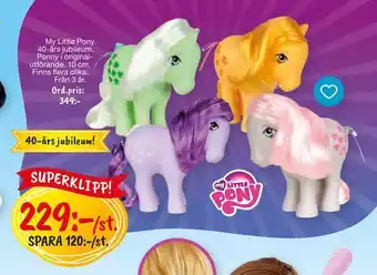 My little pony. 40-års jubileum