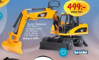 Leklust Bruder. hjullastare cat. erbjuda
