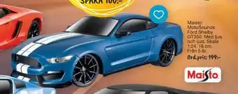Leklust Maisto. motosounds ford shelby gt350. erbjuda