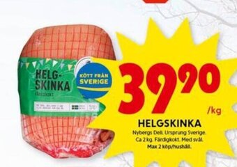 ICA Kvantum Helgskinka erbjuda
