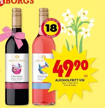 ICA Kvantum Alkoholfritt Vin erbjuda