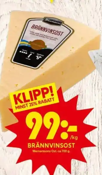 Brännvinsost Wernerssons