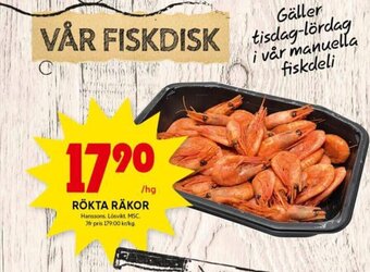 ICA Kvantum Rökta Räkor erbjuda