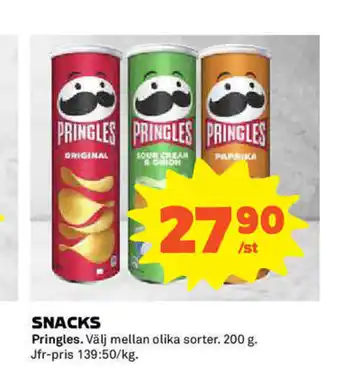 Coop Forum Snacks Pringles erbjuda