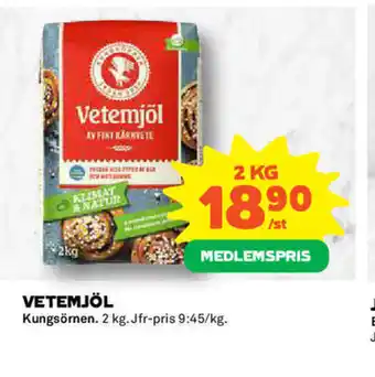 Coop Forum Vetemjöl Kungsörnen erbjuda