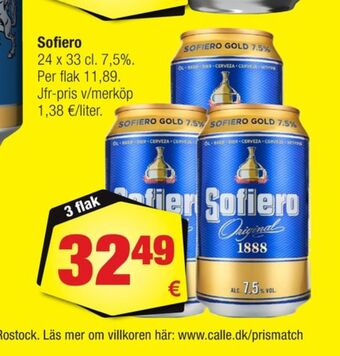 Calle Guld öl erbjuda