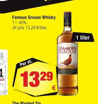 Calle The famous grouse whisky erbjuda