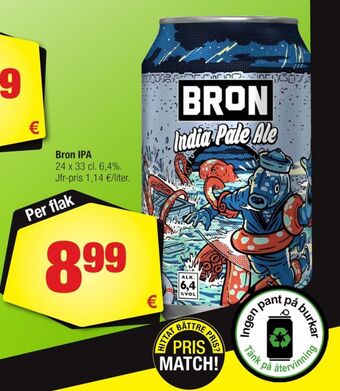 Calle Indian pale ale öl erbjuda