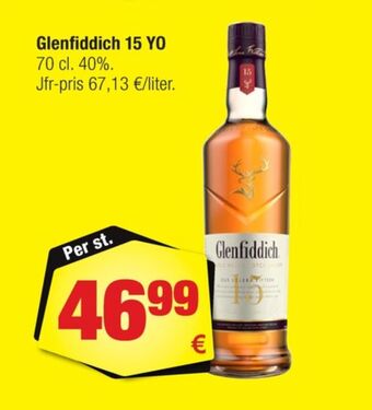Calle Glenfiddich whisky erbjuda