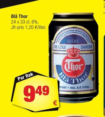 Calle Blå thor öl erbjuda