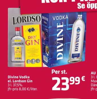 Fleggaard Lordson gin erbjuda