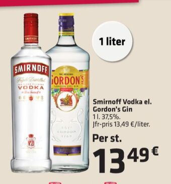 Fleggaard Smirnoff vodka erbjuda