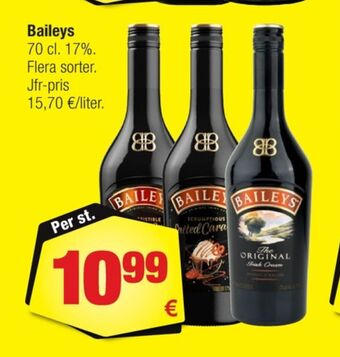 Calle Baileys cafélikör erbjuda