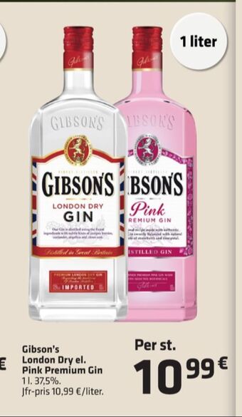 Fleggaard Gibsons gin erbjuda