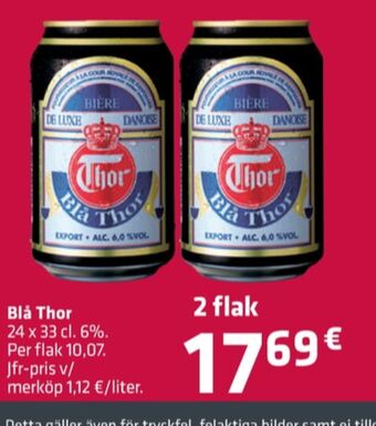 Fleggaard Blå thor öl erbjuda