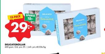 ÖoB Delicatobollar erbjuda