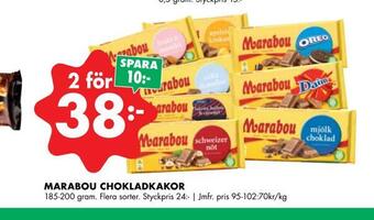 ÖoB Marabou chokladkakor erbjuda