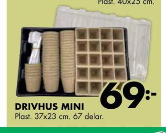 ÖoB Drivhus mini erbjuda