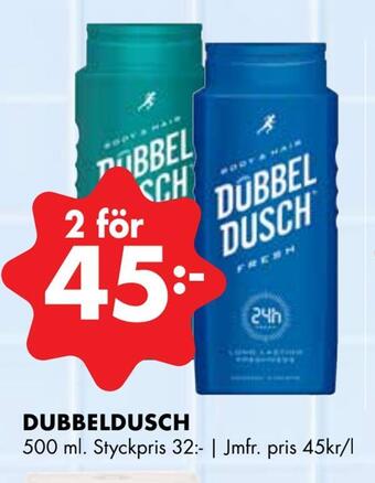 ÖoB Dubbeldusch erbjuda