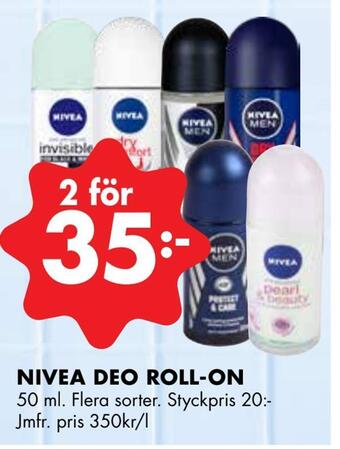 ÖoB Nivea deo roll-on erbjuda