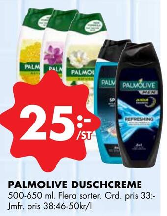 ÖoB Palmolive duschcreme erbjuda