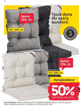 Rusta Palmolive erbjuda
