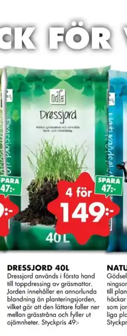 ÖoB Odla gräsmattedress erbjuda