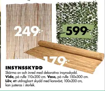 ÖoB Odla insynsskydd erbjuda
