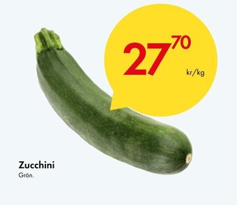 Snabbgross Zucchini erbjuda