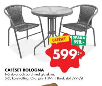 ÖoB Caféset Bologna erbjuda