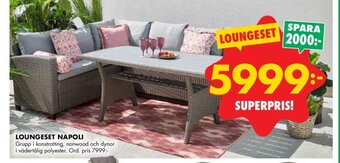 ÖoB Loungeset Napoli erbjuda