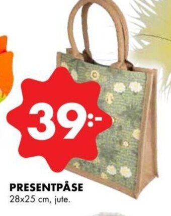 ÖoB Presentpåse erbjuda