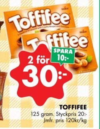 ÖoB Toffifee erbjuda