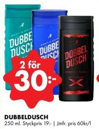 ÖoB Dubbeldusch erbjuda