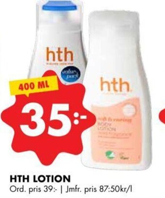 ÖoB HTH Lotion erbjuda
