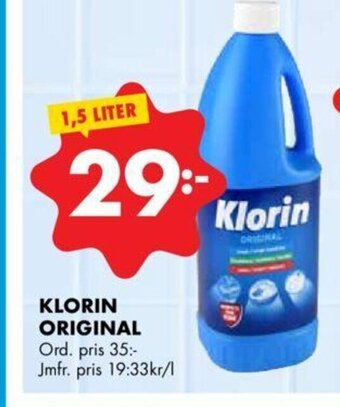 ÖoB Klorin Original erbjuda