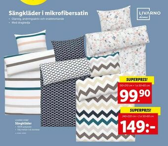 Lidl Sängkläder i mikrofibersatin erbjuda