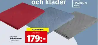Lidl Kviltat överkast erbjuda