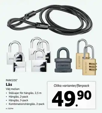 Lidl Lås erbjuda