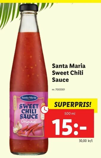Lidl Santa Maria Sweet Chili Sauce erbjuda