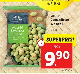 Lidl Jordnötter wasabi erbjuda