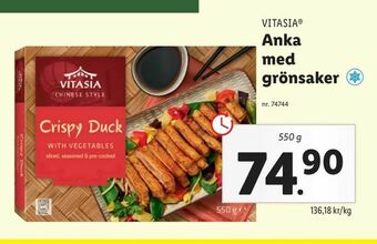 Lidl Anka med grönsaker erbjuda