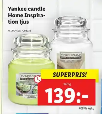 Yankee candle Home Inspiration ljus