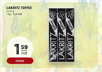 Scandinavian Park Lakritz toffee erbjuda